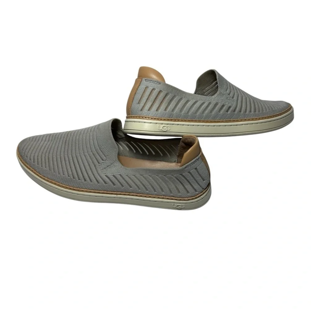 UGG Women’s Gray and Tan Loafers Size 9